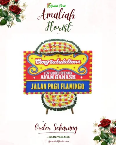 Bunga Papan Congratulation di Semanu